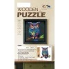 3D Puzzle Ahşap Minyatür Maket Kiti DIY Kendin Yap Baykuş 178 Parça
