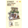 3D Puzzle Ahşap Minyatür Maket Kiti DIY Kendin Yap Çiçek Dükkanı Işıklı 243 Parça