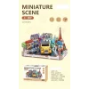3D Puzzle Ahşap Minyatür Maket Kiti DIY Kendin Yap Citroen Işıklı 222 Parça