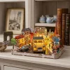 3D Puzzle Ahşap Minyatür Maket Kiti DIY Kendin Yap Citroen Işıklı 222 Parça