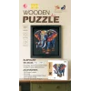 3D Puzzle Ahşap Minyatür Maket Kiti DIY Kendin Yap Fil 179 Parça