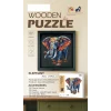 3D Puzzle Ahşap Minyatür Maket Kiti DIY Kendin Yap Fil 179 Parça
