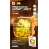 3D Puzzle Ahşap Minyatür Maket Kiti DIY Kendin Yap Gece Lambası Ayçiçeği 12 Parça