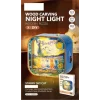 3D Puzzle Ahşap Minyatür Maket Kiti DIY Kendin Yap Gece Lambası Kediler 12 Parça