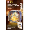3D Puzzle Ahşap Minyatür Maket Kiti DIY Kendin Yap Gece Lambası Şato 12 Parça