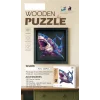 3D Puzzle Ahşap Minyatür Maket Kiti DIY Kendin Yap Köpek Balığı 166 Parça