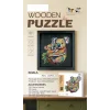3D Puzzle Ahşap Minyatür Maket Kiti DIY Kendin Yap Kuala ve Yavrusu 153 Parça