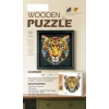 3D Puzzle Ahşap Minyatür Maket Kiti DIY Kendin Yap Leopar 176 Parça