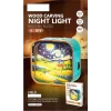 3D Puzzle Ahşap Minyatür Maket Kiti DIY Kendin Yap Gece Lambası Doğa 12 Parça