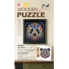 3D Puzzle Ahşap Minyatür Maket Kiti DIY Kendin Yap Panda 168 Parça