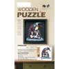 3D Puzzle Ahşap Minyatür Maket Kiti DIY Kendin Yap Penguen ve Yavrusu 175 Parça