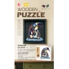 3D Puzzle Ahşap Minyatür Maket Kiti DIY Kendin Yap Penguen ve Yavrusu 175 Parça