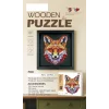 3D Puzzle Ahşap Minyatür Maket Kiti DIY Kendin Yap Tilki 167 Parça