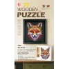 3D Puzzle Ahşap Minyatür Maket Kiti DIY Kendin Yap Tilki 167 Parça