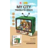 3D Puzzle Ahşap Minyatür Maket Kiti DIY Kendin Yap Venice 139 Parça Işıklı