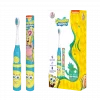 Çocuk Diş Fırçası - Sünger Bob (Sponge Bob) Lisanslı Pilli Diş Fırçası Eğitici 3+