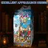 3D Puzzle Ahşap Minyatür Maket Kiti DIY Kendin Yap Balonlu Ev 203 Parça
