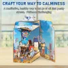 3D Puzzle Ahşap Minyatür Maket Kiti DIY Kendin Yap Balonlu Ev 203 Parça