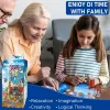 3D Puzzle Ahşap Minyatür Maket Kiti DIY Kendin Yap Balonlu Ev 203 Parça