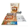 3D Puzzle Ahşap Minyatür Maket Kiti DIY Kendin Yap Piramitler 89 Parça Işıklı