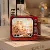3D Puzzle Ahşap Minyatür Maket Kiti DIY Kendin Yap Paris 124 Parça Işıklı