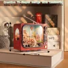 3D Puzzle Ahşap Minyatür Maket Kiti DIY Kendin Yap Paris 124 Parça Işıklı