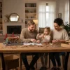 3D Puzzle Ahşap Minyatür Maket Kiti DIY Kendin Yap Garaj Işıklı 210 Parça