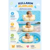 Bebek Can Simidi - Şişme Ayıcık Sarı - 0-18 Ay Güvenli Yüzme Yardımcısı AR002