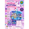Su Oyunu (Water Game) Çocuklar İçin – Eğlenceli Halka Geçirme Işıklı Unicorn Modelleri 2586BC-F12Mavi