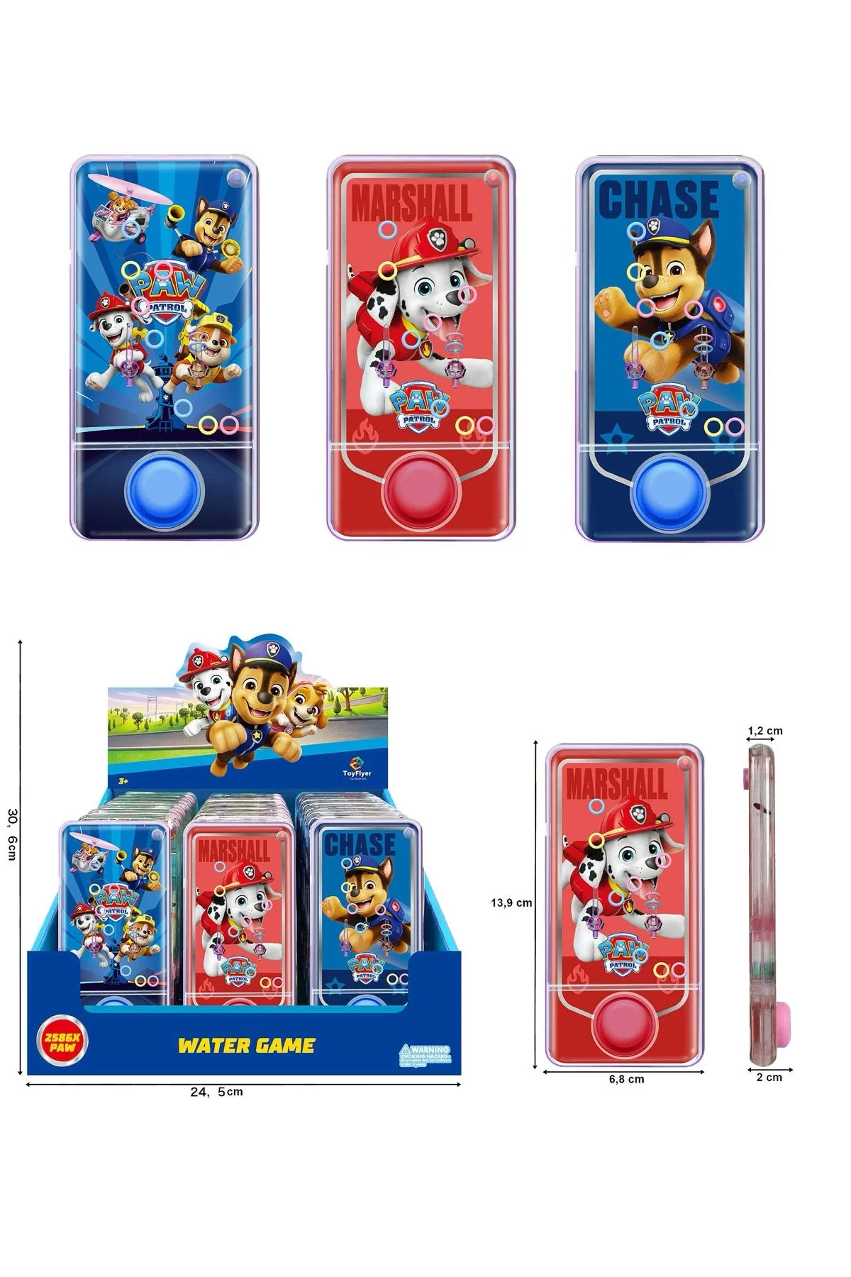 Paw Patrol Lisanslı Su Oyunu – Water Game – Halka Geçirme Oyunu