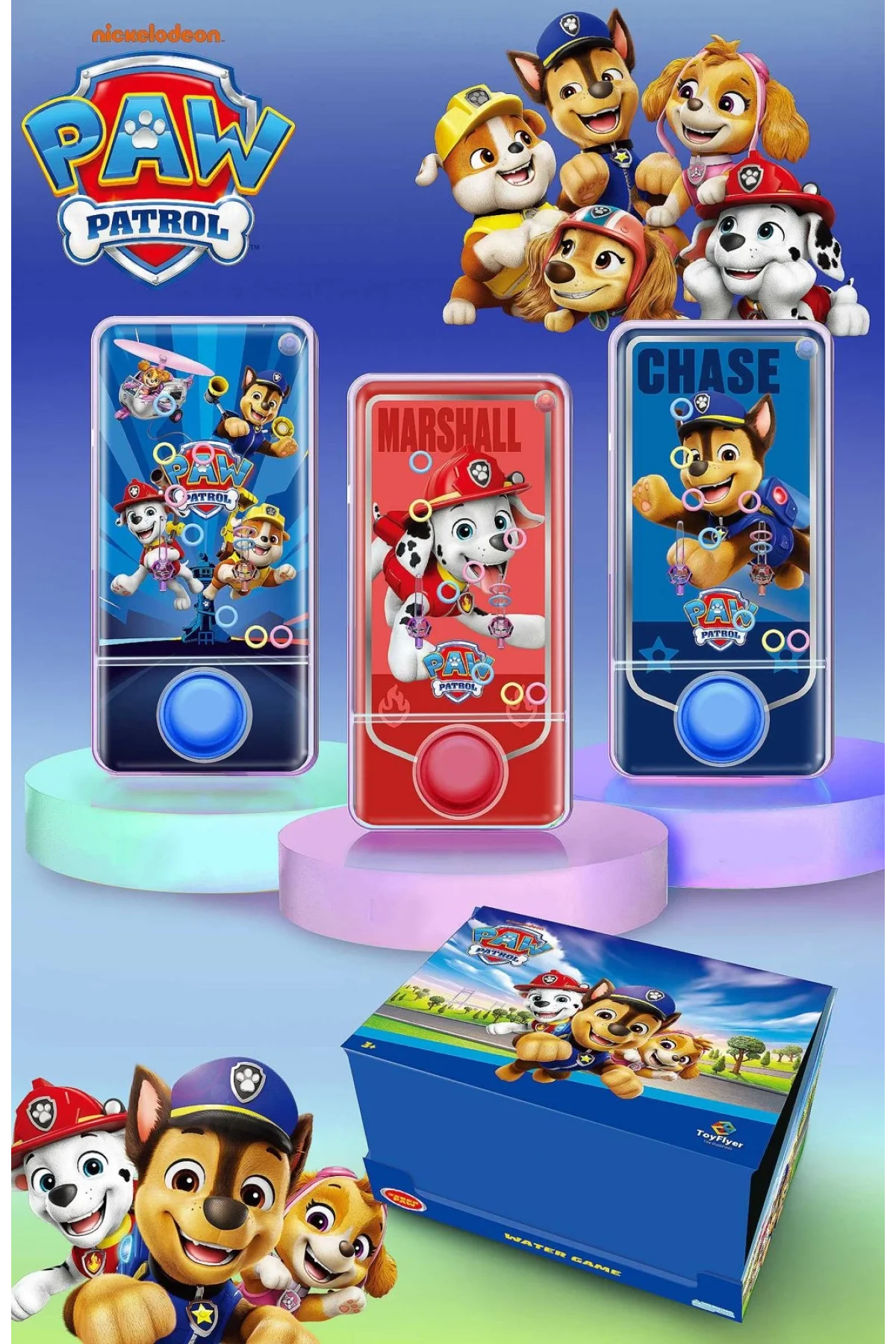 Paw Patrol Lisanslı Su Oyunu – Water Game – Halka Geçirme Oyunu