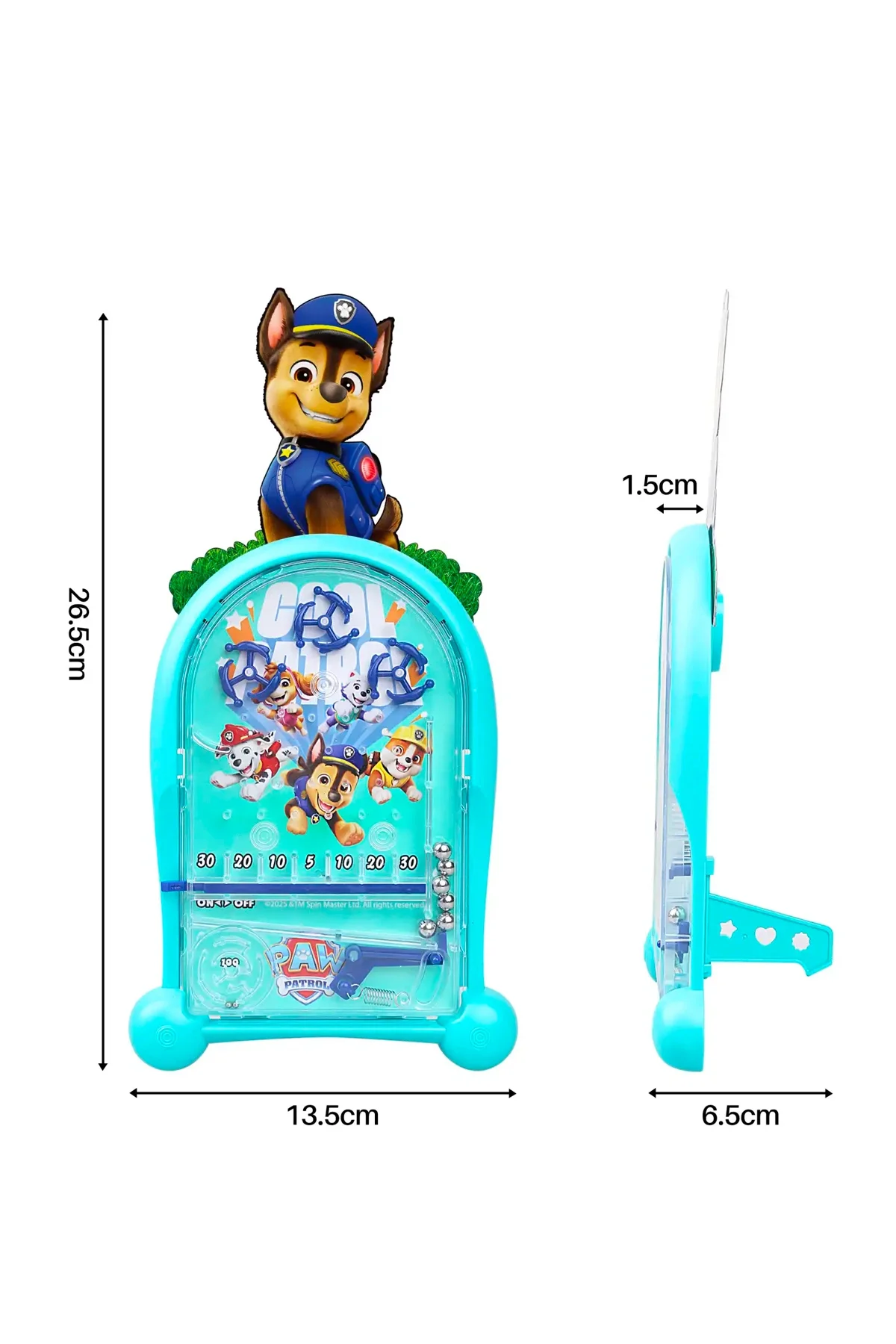 PinBall Paw Patrol Eğitici Retro Eğitici Oyuncak Açık Mavi