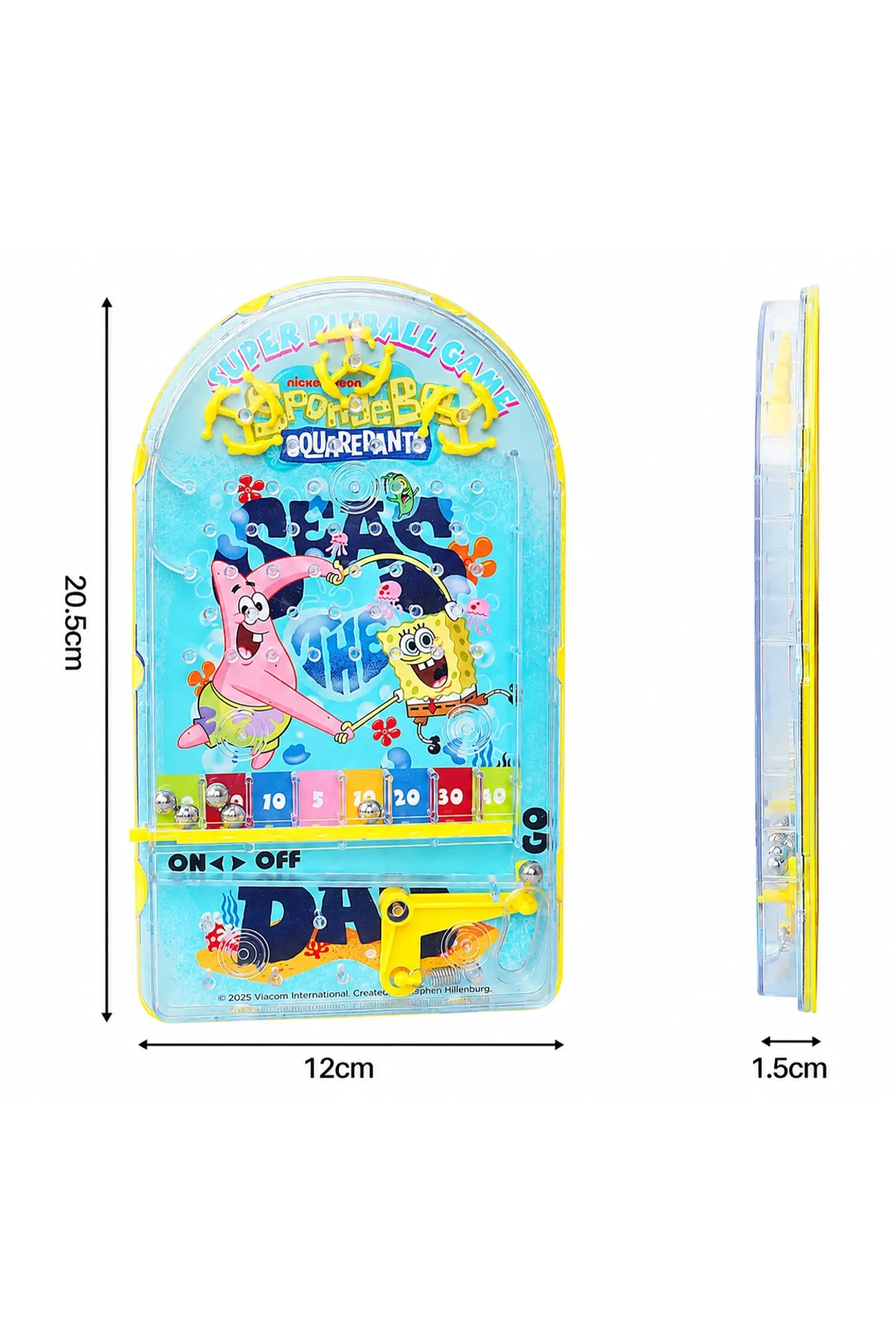 PinBall Sunger Bob Eğitici Retro Oyuncak Mavi