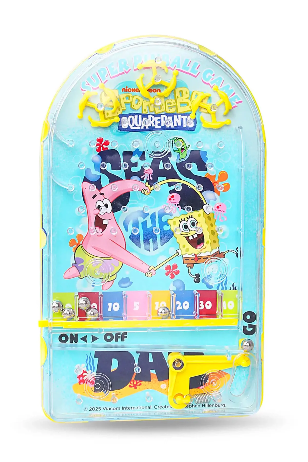 PinBall Sunger Bob Eğitici Retro Oyuncak Mavi