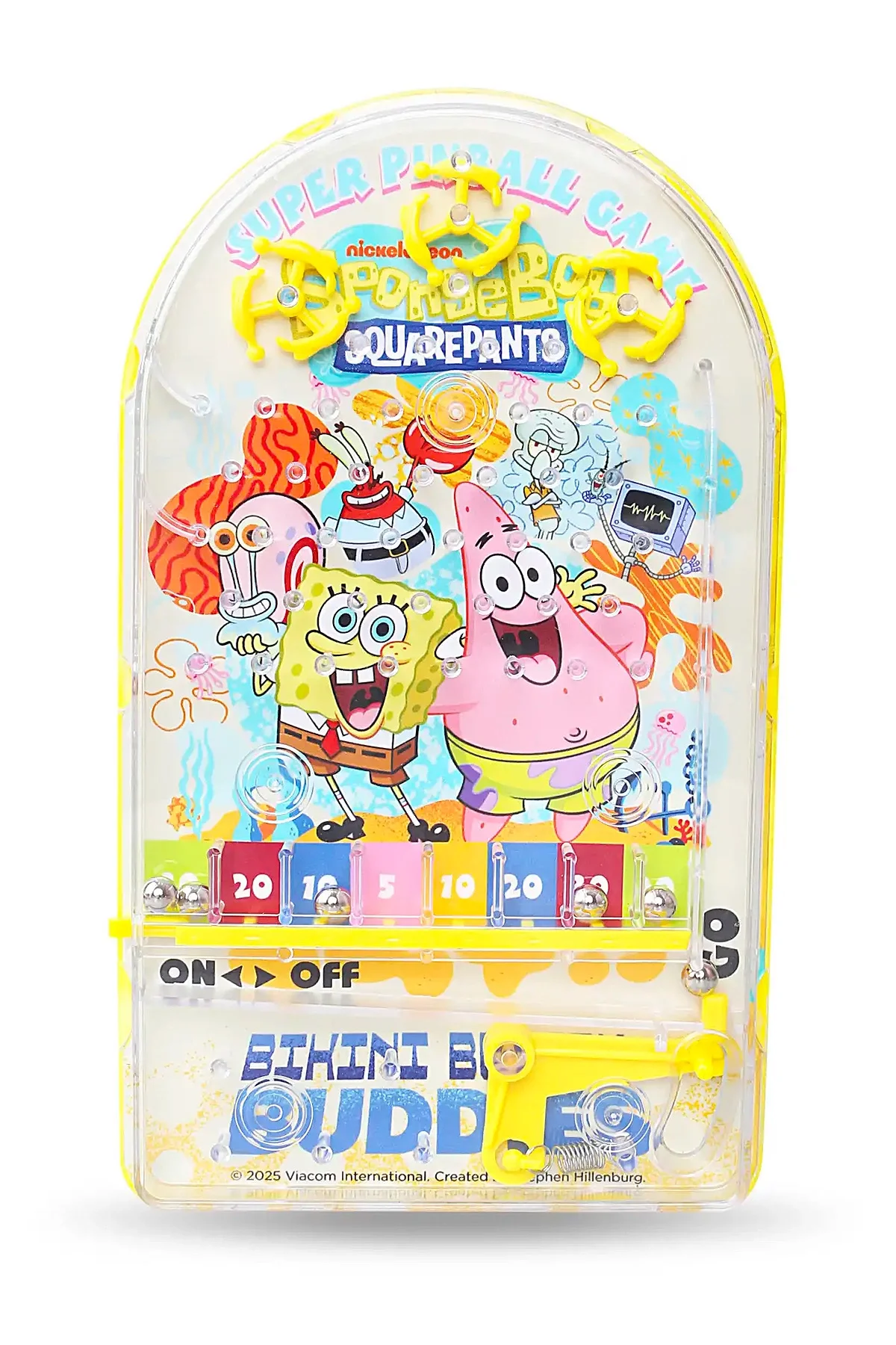 PinBall Sunger Bob Eğitici Retro Oyuncak Sarı