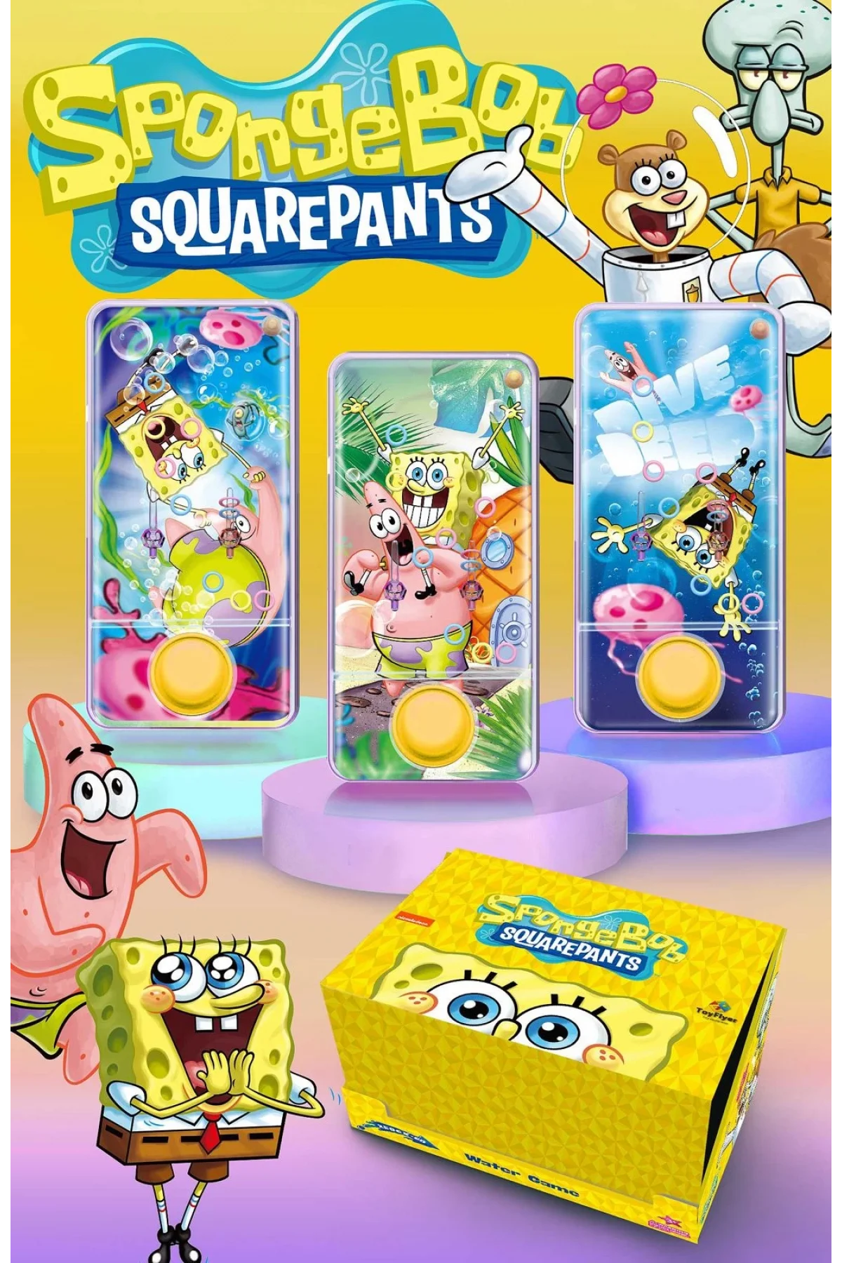 Sünger Bob Lisanslı Su Oyunu – Water Game – Halka Geçirme Oyunu