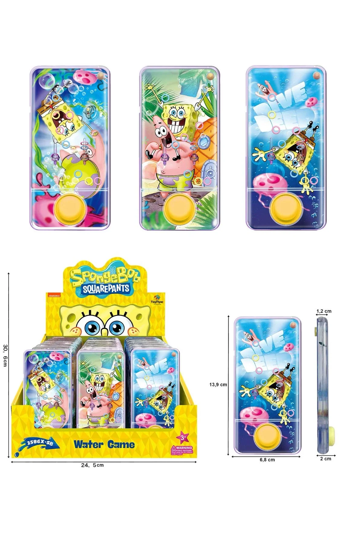 Sünger Bob Lisanslı Su Oyunu – Water Game – Halka Geçirme Oyunu