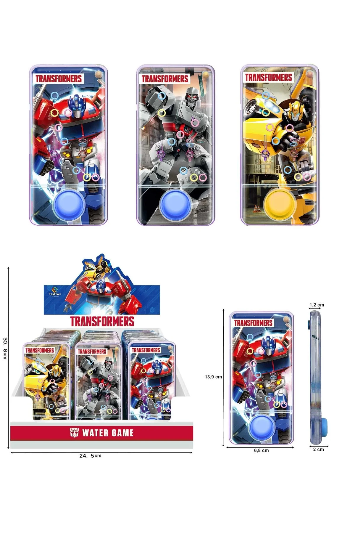 Transformers Lisanslı Su Oyunu – Water Game – Halka Geçirme Oyunu