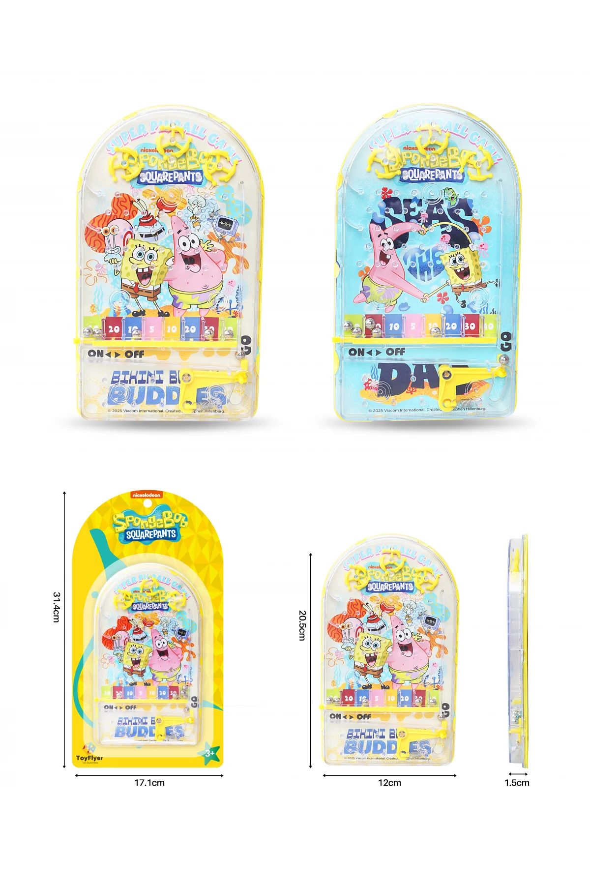 PinBall Sunger Bob Eğitici Retro Oyuncak Small