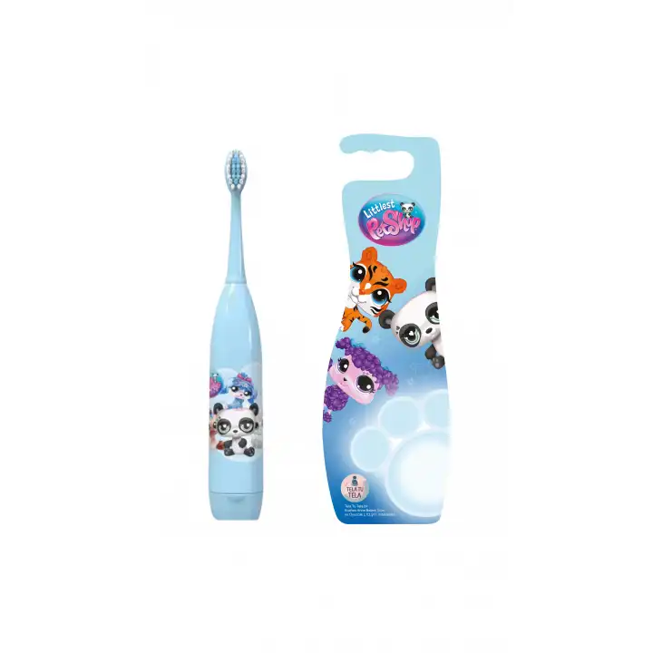 Çocuk Diş Fırçası - Littlest Pet Shop (LPS) Lisanslı Pilli Eğitici Diş Fırçası