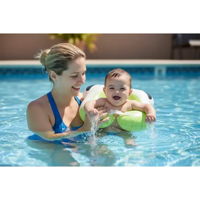 Bebek Bel Simidi Panda Figürlü Emniyet Tokalı Pompasız Kullanım