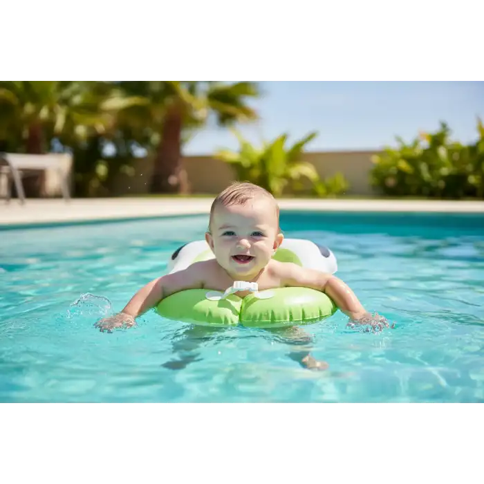 Bebek Bel Simidi Panda Figürlü Emniyet Tokalı Pompasız Kullanım