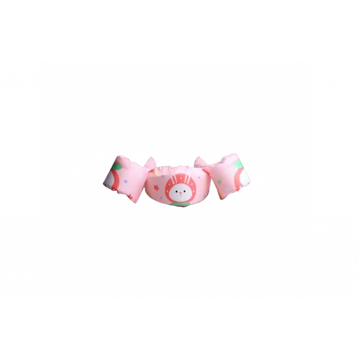 Tavşan Temalı Bebek Kolluk Can Simidi Seti - Güvenli Göğüs Destekli Batmaz Yüzme Yardımcısı