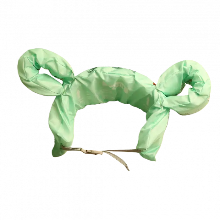 Çocuk Kollu Can Yeleği Emniyet Kilitli Gövde Destekli Yüzme Yardımcısı Dinozor Desenli