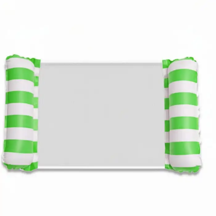 Hava Yastıklı Fileli Şişme Havuz Koltuğu 4ü 1 Arada Deniz ve Havuz Yatağı Yeşil
