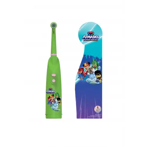 PJ Masks (Pijamaskeliler) Çift Tuşlu Pilli Çocuk Diş Fırçası - Tela Tu Tela