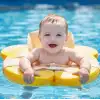 Bebek Yüzme Simidi 2si 1 Arada- İç Haznesi Çıkabilir, Güvenli ,Yeni Model- Ayıcık Desenli Sarı