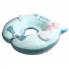 Bebek Yüzme Simidi Bas Şişir Pratik 0-1 Yaş Çift Emniyet Kilitli Mavi Dino Simit