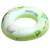 Bas Şişir Pratik Bebek Yüzme Simidi Pompa Gerektirmeyen Ebeveyn Tutma Yerli Çift Emniyetli Yeşil Simit