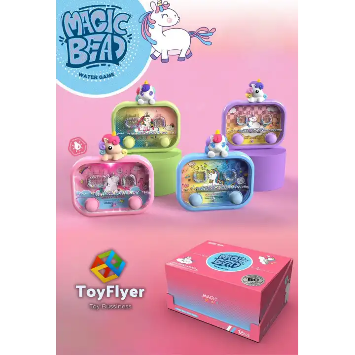 Su Oyunu (Water Game) Çocuklar İçin – Eğlenceli Halka Geçirme Işıklı Unicorn Modelleri
